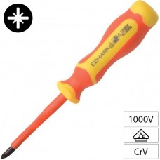 Κατσαβίδι Σταυρός PZ0 60mm VDE Μόνωση 1000V 598021